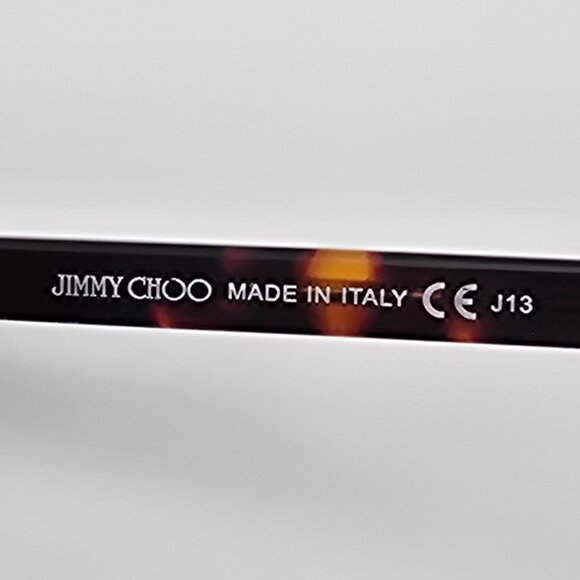 Jimmy Choo Elva/S J7G/JD Tortoise Gold Sunglasses FRAME ONLY w/ Case Italy 54mm main image 6